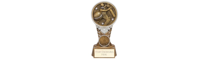 IKON BATSMAN CRICKET AWARD - 4 SIZES - 150MM - 225MM IKON BATSMAN CRICKET AWARD - 4 SIZES - 150MM - 225MM